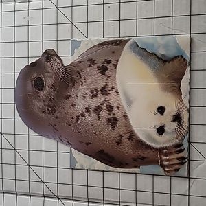 Gift Bag,‎ Vintage Merlin Marketing Inc Seal and Pup Gift Bag 1992 New - Unused